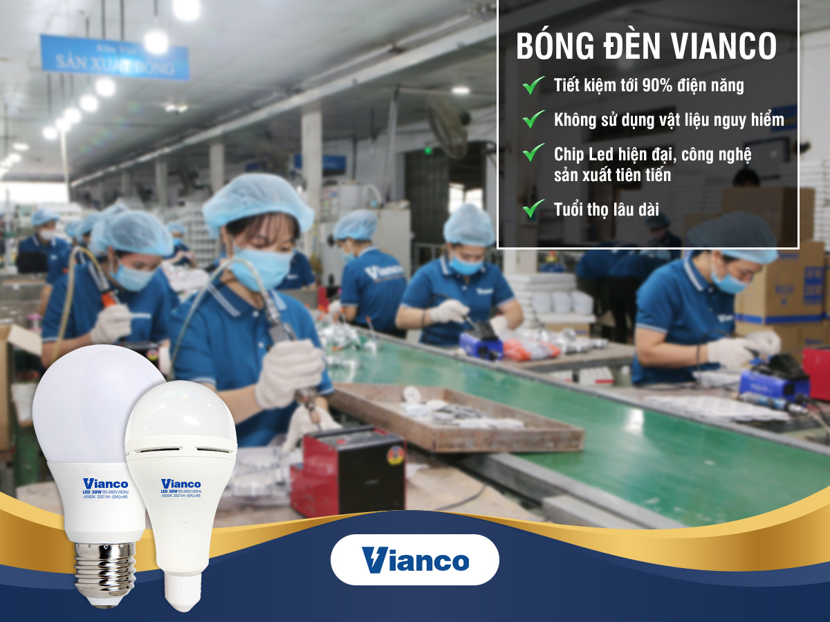 Báo giá bóng đèn Việt Nam cao cấp Vianco mới nhất tháng 11/2020