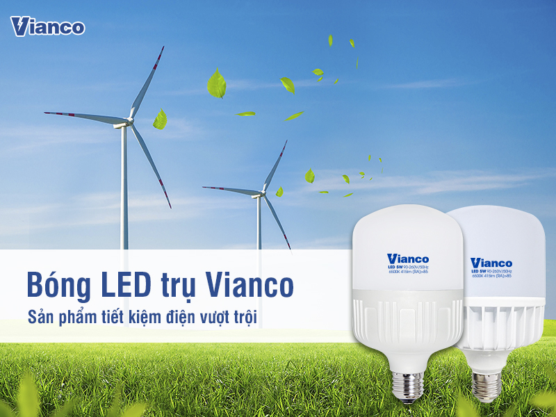 Bóng đèn Led trụ Vianco