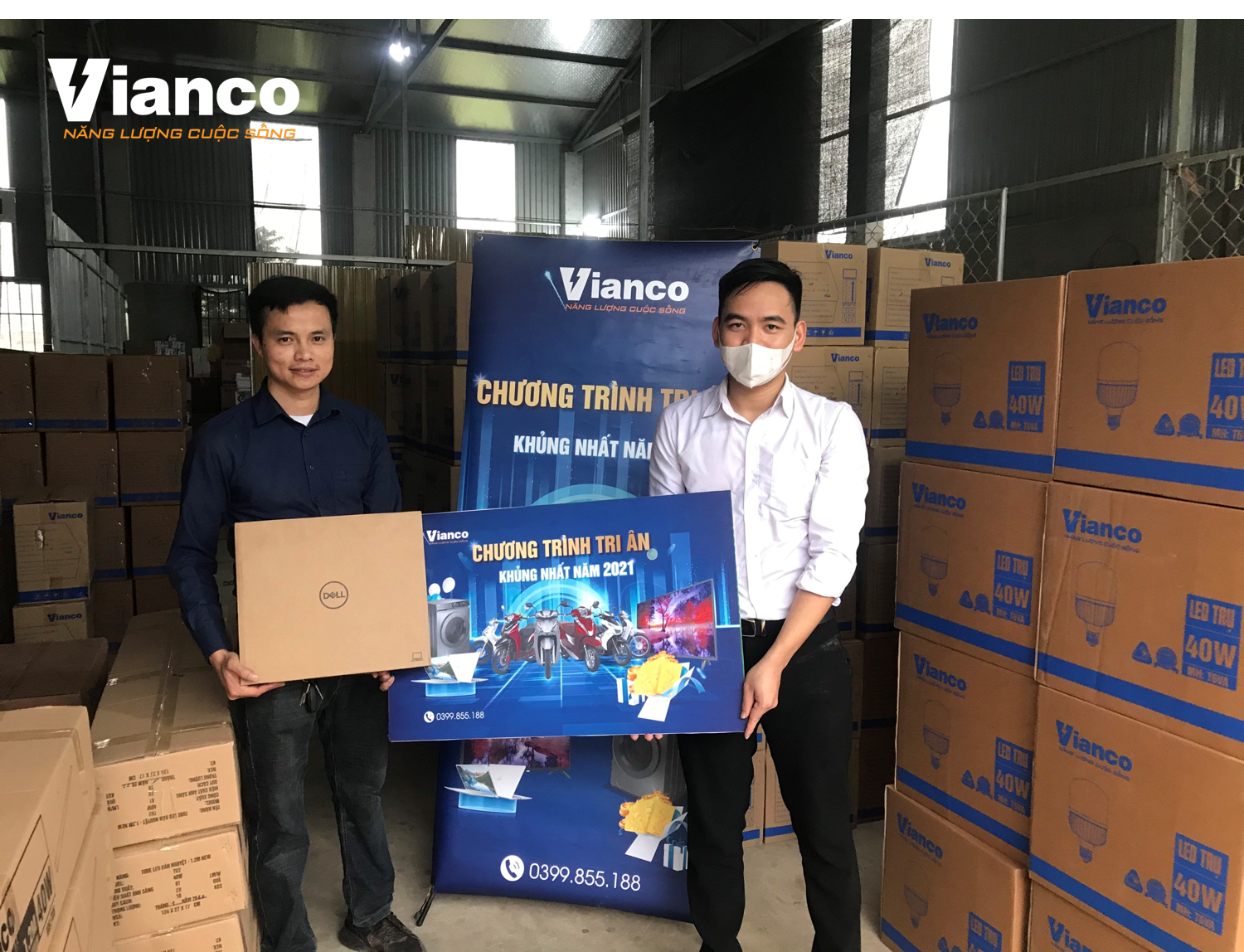 nhà phân phối vianco nhận quà tặng tri ân khách hàng 2021