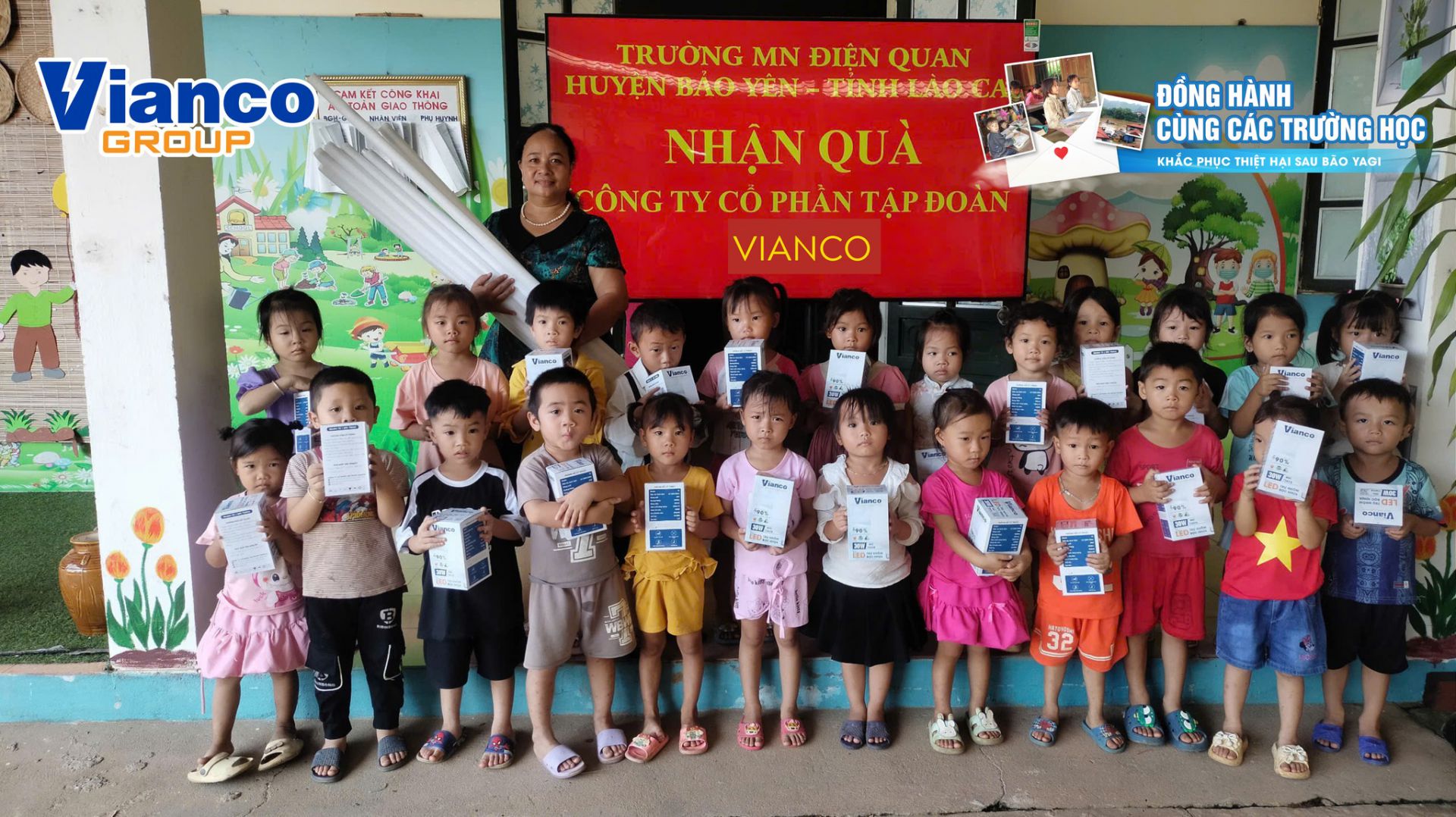 Đồng hành cùng các trường học khắc phục thiệt hại sau bão Yagi & lũ lụt phía Bắc