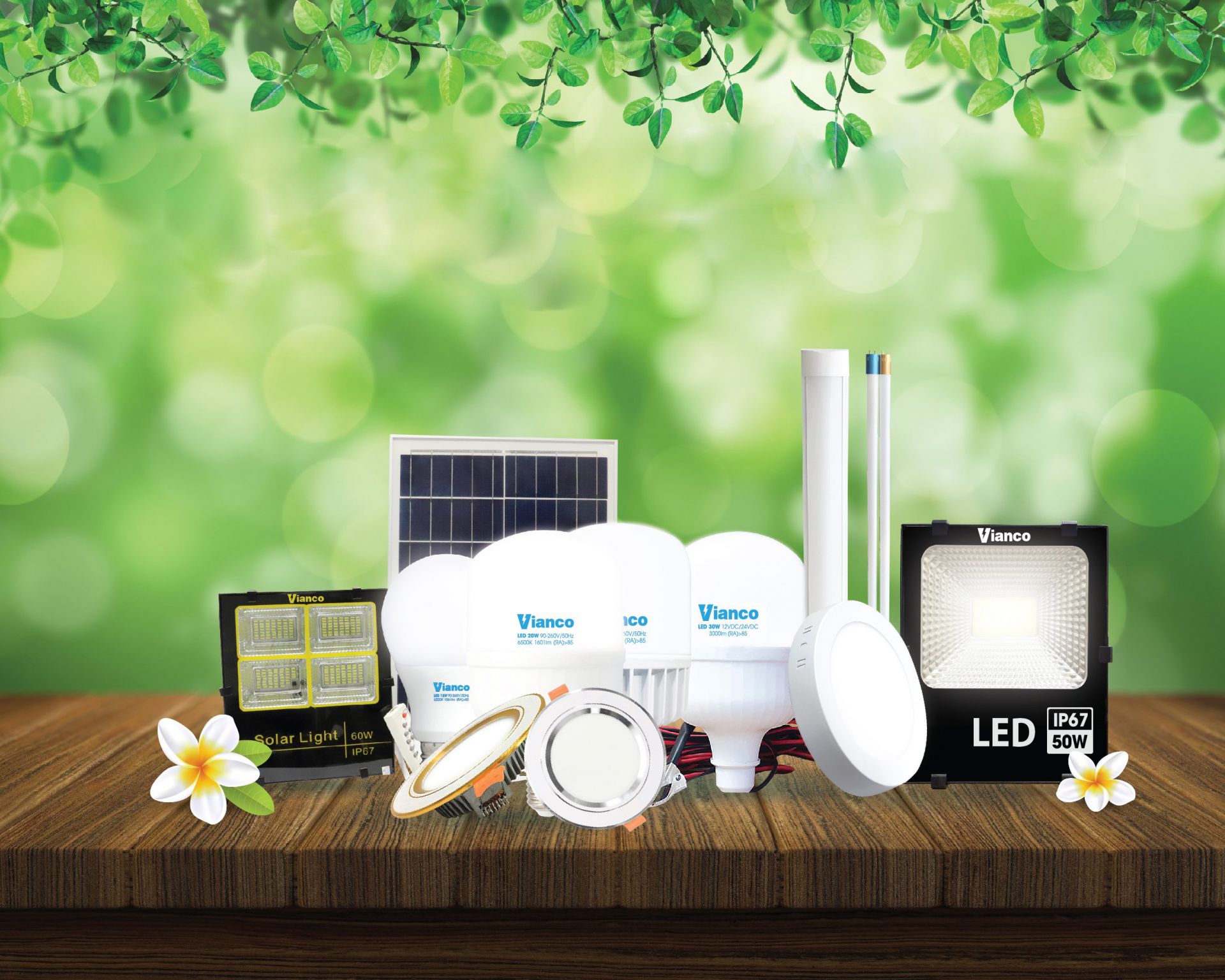 sản phẩm đèn led vianco